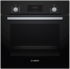 Духовой шкаф Bosch HBF114EB1R , электрический, шириной 59.4 см, черный, традиционная очистка в Санкт-Петербурге