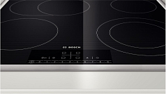 Электрическая варочная панель Bosch PKN 645F17R на 4 конфорки, шириной 58.3 см, черный в Санкт-Петербурге