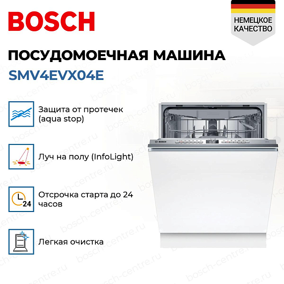Встраиваемая посудомоечная машина Bosch SMV4EVX04E preview 2