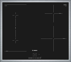 Индукционная варочная панель Bosch PWP645BB5E на 4 конфорки, шириной 58.3 см, черный в Санкт-Петербурге