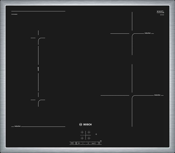Индукционная варочная панель Bosch PWP645BB5E preview 1