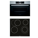 Комплект Bosch Serie 8 (PKN675DP1D, CBG635BS3)