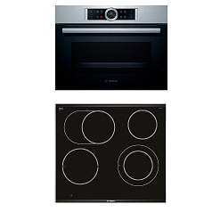 Комплект Bosch Serie 8 (PKN675DP1D, CBG635BS3) в Санкт-Петербурге