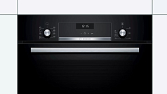 Духовой шкаф Bosch HBJ514EB0R , электрический, шириной 59.4 см, черный, традиционная очистка в Санкт-Петербурге