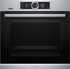Духовой шкаф Bosch HRG636XS7 , электрический, шириной 59.4 см, нержавеющая сталь, EcoClean очистка в Санкт-Петербурге