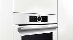 Духовой шкаф Bosch HBG633NW1 , электрический, шириной 59.4 см, белый, EcoClean очистка в Санкт-Петербурге