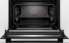 Компактный духовой шкаф Bosch CMG836NC1 , электрический, шириной 59.4 см, черный, EcoClean очистка в Санкт-Петербурге