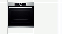 Духовой шкаф Bosch HBG634HS1 , электрический, шириной 59.5 см, нержавеющая сталь, EcoClean очистка в Санкт-Петербурге