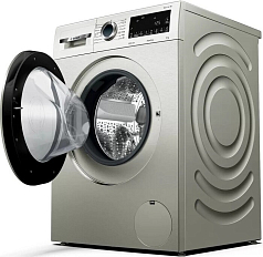 Стиральная машина Bosch WGA242XVME 1200 об/мин, покрытие Inox-look под нержавеющую сталь, инверторный EcoSilenceDrive двигатель в Санкт-Петербурге Стиральная машина Bosch WGA242XVME 1200 об/мин, покрытие Inox-look под нержавеющую сталь, инверторный EcoSilenceDrive двигатель в Санкт-Петербурге