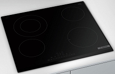Электрическая варочная панель Bosch PKF651FP4 на 4 конфорки, шириной 59.2 см, черный в Санкт-Петербурге