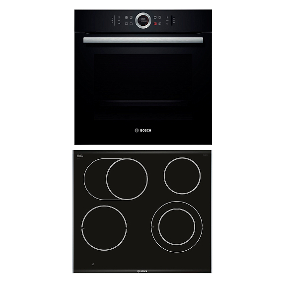 Комплект Bosch Serie 8 (PKN675DP1D, HBG634BB1) preview 1