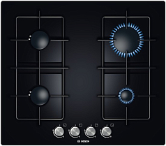 Газовая варочная панель Bosch PPP 616 B81E на 4 конфорки, шириной 59 см, черный в Санкт-Петербурге