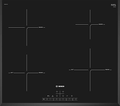 Индукционная варочная панель Bosch PIE651FC1E на 4 конфорки, шириной 59.2 см, черный в Санкт-Петербурге