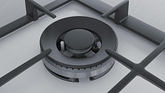 Газовая варочная панель Bosch PCH6A2M90R на 4 конфорки, шириной 58.2 см, белый в Санкт-Петербурге