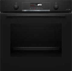 Духовой шкаф Bosch HBG4795B1S , электрический, шириной 59.4 см, черный, пиролитическая очистка в Санкт-Петербурге