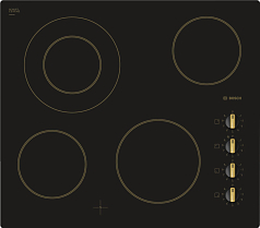 Электрическая варочная панель Bosch PKF 619С17E на 4 конфорки, шириной 59.2 см, черный в Санкт-Петербурге