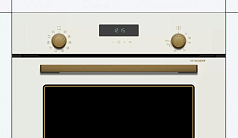 Духовой шкаф Bosch HBJN17EW0R , электрический, шириной 59.4 см, жемчужно-белый, AquaClean очистка в Санкт-Петербурге