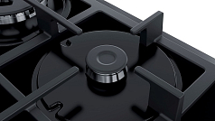 Газовая варочная панель Bosch PNP6B6O90R на 4 конфорки, шириной 59 см, черный в Санкт-Петербурге