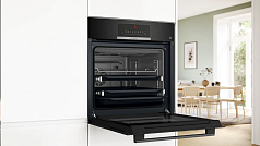 Духовой шкаф Bosch HBJ559YB6R , электрический, шириной 59.4 см, черный, EcoClean очистка в Санкт-Петербурге