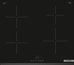 Индукционная варочная панель Bosch PUE63KBB5E на 4 конфорки, шириной 59.2 см, черный в Санкт-Петербурге