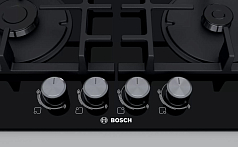 Газовая варочная панель Bosch PNH6B6O90R на 4 конфорки, шириной 59 см, черный в Санкт-Петербурге