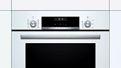 Духовой шкаф Bosch HBJ517FW0R , электрический, шириной 59.4 см, белый, традиционная очистка в Санкт-Петербурге