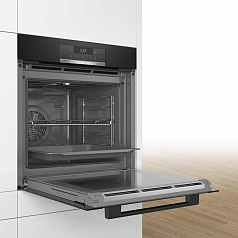 Духовой шкаф Bosch HBA372BB0 , электрический, шириной 59.4 см, черный, пиролитическая очистка в Санкт-Петербурге