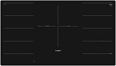 Индукционная варочная панель Bosch PXV901DV1E на 5 конфорки, шириной 89.2 см, черный в Санкт-Петербурге