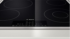 Электрическая варочная панель Bosch PKF 645F17 на 4 конфорки, шириной 58.3 см, черный в Санкт-Петербурге