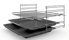 Духовой шкаф Bosch HBF114BS0R , электрический, шириной 59.4 см, нержавеющая сталь, традиционная очистка в Санкт-Петербурге