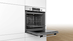 Духовой шкаф Bosch HBG317BS0R , электрический, шириной 59.4 см, нержавеющая сталь, традиционная очистка в Санкт-Петербурге