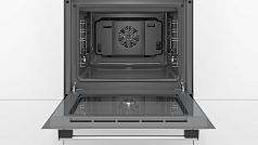 Духовой шкаф Bosch HBF114EW0R , электрический, шириной 59.4 см, белый, традиционная очистка в Санкт-Петербурге