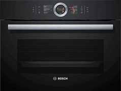 Компактный духовой шкаф Bosch CSG656RB7 , электрический, шириной 59.4 см, черный, EcoClean очистка в Санкт-Петербурге