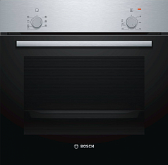 Духовой шкаф Bosch HBF010BR1S , электрический, шириной 59.4 см, нержавеющая сталь, традиционная очистка в Санкт-Петербурге