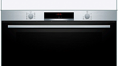 Духовой шкаф Bosch VBC514CR0 , электрический, шириной 89.6 см, нержавеющая сталь, традиционная очистка в Санкт-Петербурге