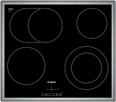 Электрическая варочная панель Bosch NKN 645B17 на 4 конфорки, шириной 58.3 см, черный в Санкт-Петербурге