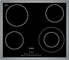 Электрическая варочная панель Bosch PKF 645F17 на 4 конфорки, шириной 58.3 см, черный в Санкт-Петербурге
