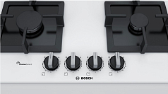 Газовая варочная панель Bosch PPP6A2B20 на 4 конфорки, шириной 59 см, белый в Санкт-Петербурге