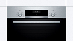 Духовой шкаф Bosch HBJ517YS0R , электрический, шириной 59.4 см, нержавеющая сталь, AquaClean очистка в Санкт-Петербурге