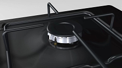 Газовая варочная панель Bosch PBY6C6B80O на 4 конфорки, шириной 58 см, черный в Санкт-Петербурге