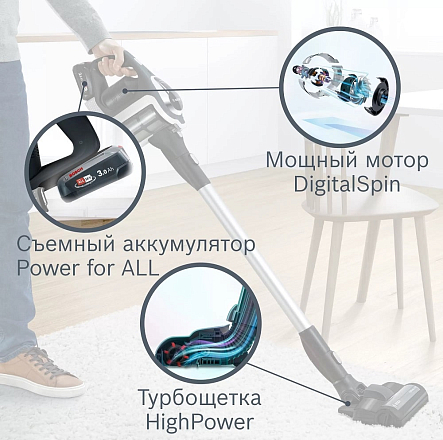 Пылесос Bosch BBS811PCK preview 3