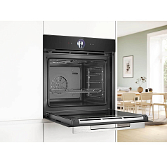 Духовой шкаф Bosch HBG7363B1 , электрический, шириной 59.4 см, черный, EcoClean очистка в Санкт-Петербурге