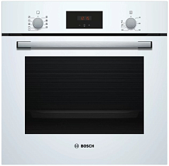 Духовой шкаф Bosch HBF114EW1R , электрический, шириной 59.4 см, белый, традиционная очистка в Санкт-Петербурге
