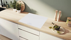 Индукционная варочная панель Bosch PUE612BB1E на 4 конфорки, шириной 59.2 см, белый в Санкт-Петербурге