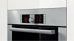 Духовой шкаф Bosch HBG 36T650 , электрический, шириной 59.5 см, нержавеющая сталь, EcoClean очистка в Санкт-Петербурге