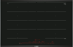 Индукционная варочная панель Bosch PXY875DE3E на 4 конфорки, шириной 81.6 см, черный в Санкт-Петербурге