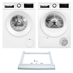 Комплект Bosch Serie 6 (WGG244FLSN, WQG232ALSN, WTZ20410) в Санкт-Петербурге