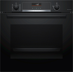 Духовой шкаф Bosch HBG516BB0R , электрический, шириной 59.4 см, черный, традиционная очистка в Санкт-Петербурге