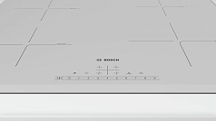 Индукционная варочная панель Bosch PUE652FB1E на 4 конфорки, шириной 59.2 см, белый в Санкт-Петербурге