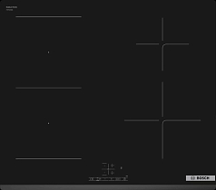 Индукционная варочная панель Bosch PWP63KBB6E на 4 конфорки, шириной 59.2 см, черный в Санкт-Петербурге